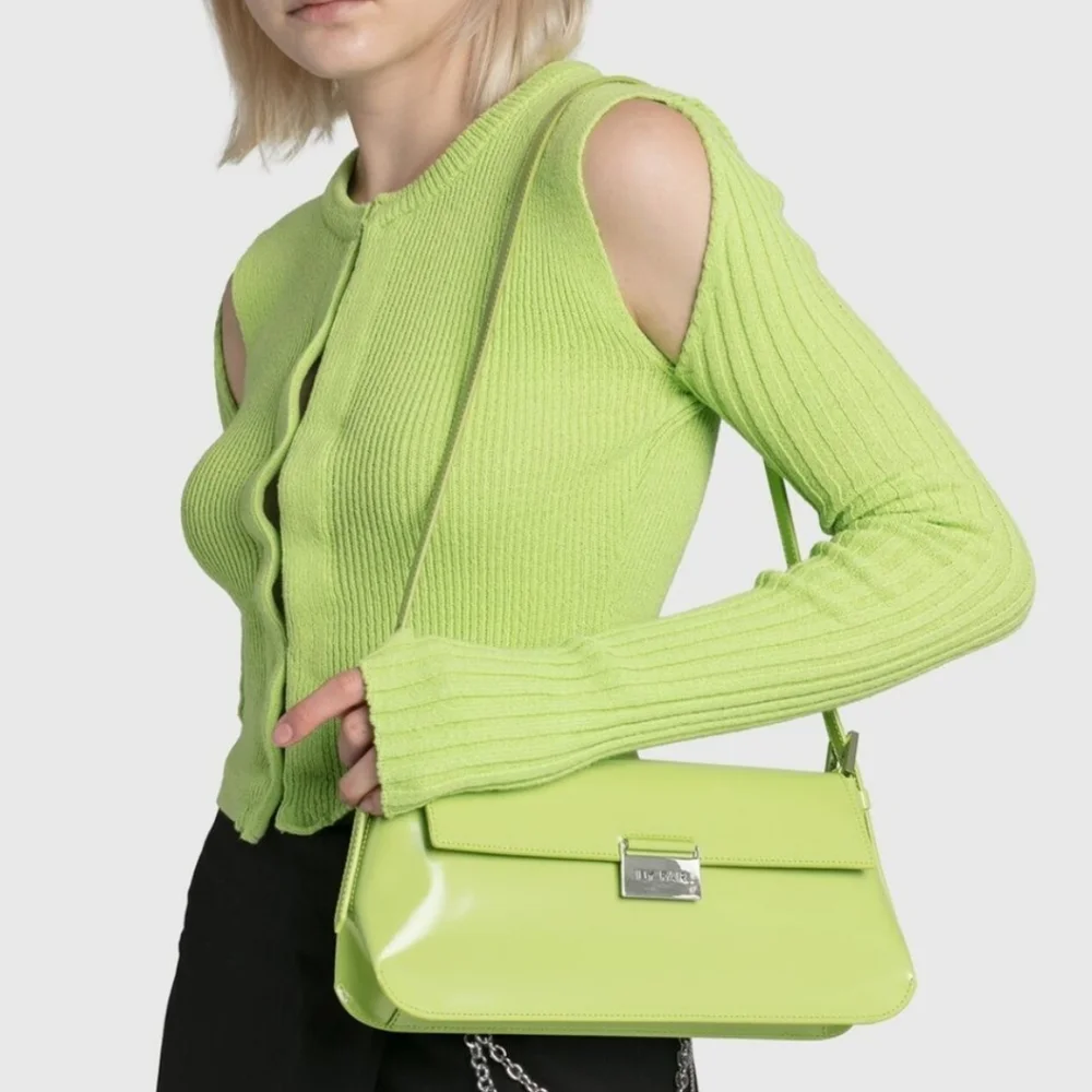 By Far Matilda Bag in green glossy leather - Picture 1 of 9